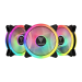 Kit 3 Fans Aeolus Rgb 120x25mm