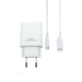 Carregador Parede 2 Usb 12w 2,4a C/ Cabo Lightning Branco Cm-109i