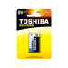 BATERIA 9V ALCALINA HIGH POWER - TOSHIBA 6LR61GCP 