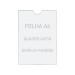 DISPLAY A4 VERTICAL PAREDE PETG CRISTAL C/FITA - DAC 1614