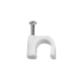 Fixa Cabo Coaxial 8mm C/100 Branco