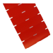 Etiqueta Rolo 100 X 40 1c C/1000 Couche Vermelha