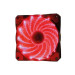 Cooler Fan Oex F10 120mm C 4 Leds - Vermelho 48.7228