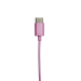 Fone Tipo C C/mic Intra-auricular Tiny Rosa Metalico Fn209
