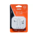 Fone Tipo C C/mic Intra-auricular Tiny Branco Fn209