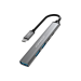 Hub Usb 3.0 Hu-p330si 2 Usb Tipo C 1 Usb 2.0 Prata