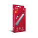Hub Usb 3.0 Hu-p330si 2 Usb Tipo C 1 Usb 2.0 Prata