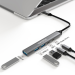 Hub Usb 3.0 Hu-p330si 2 Usb Tipo C 1 Usb 2.0 Prata