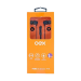Fone P3 C/mic Intra-auricular Preto/rosa Fn200