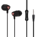 Fone P3 C/mic Intra-auricular Preto/rosa Fn200