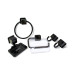 Kit Acessorios para Banheiro Caribe Preto