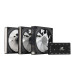 Kit 3 Fans F9-l650bkrgb Argb 120x25mm C/ Controlador