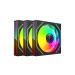 Kit 3 Fans F9-l650bkrgb Argb 120x25mm C/ Controlador