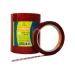 Fita Adesiva 12mm X 80m Listrada Transp/vermelho Grande