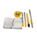 Balde Mop Rotatório 2 Águas Amarelo Cesto Inox + 2 Refis - Perfect Pro 973859
