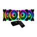 Kit 4 Fans Aeolus Argb 120x25mm C/ Controlador