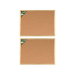 Quadro Souza Cortiça 90x60 Borda Madeira Luxo - 2 Und