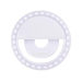 Ring Light Portatil Branco Led 8,5cm Clipe Celular