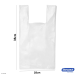 Sacola Plastica 28x38 Branca Fd 1000un Economic Bompack
