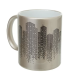 CANECA CERÂMICA PEROLIZADO CHAMPAGNE 300ML P/SUBLIMAÇÃO METALNOX