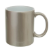 CANECA CERÂMICA PEROLIZADO CHAMPAGNE 300ML P/SUBLIMAÇÃO METALNOX