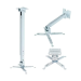 Suporte P/ Projetor Parede e Teto Ate 25kg Bco