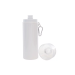 SQUEEZE METALNOX ALUMÍNIO BRANCA TAMPA BRANCA 600ML PARA SUBLIMAÇÃO - 56474