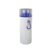 Squeeze Aluminio Branca C/tampa Azul 600ml P/sublimacao