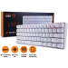 Teclado Gamer Usb Mecânico C/led Ziggy Branco Tc607 OEX