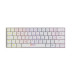 Teclado Gamer Usb Mecânico C/led Ziggy Branco Tc607 OEX