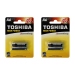 Kit 2 Pct Pilha Palito Aaa Alcalina C/2 Und Lr03gcp