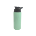 Squeeze Alumínio Verde 600ml  Descrição:  Material: Alumínio Cor: Verde Capacidade: 600 ml Tampa: Plástica preta com sistema de vedação de silicone para evitar vazamentos Características Adicionais:  Sistema de Vedação: Vedação de silicone que garante pro