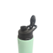 Squeeze Alumínio Verde 600ml  Descrição:  Material: Alumínio Cor: Verde Capacidade: 600 ml Tampa: Plástica preta com sistema de vedação de silicone para evitar vazamentos Características Adicionais:  Sistema de Vedação: Vedação de silicone que garante pro