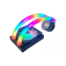 Water Cooler Glacial/eg1210 120mm Led Mangueira Rgb