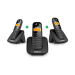 Telefone S/ Fio + 2 Ramal Ts5123 Preto