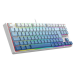 TECLADO GAMER USB MECÂNICO DAKSA RGB SWITCH BROWN BRACO E AZUL - K576GB-RGB