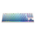 TECLADO GAMER USB MECÂNICO DAKSA RGB SWITCH BROWN BRACO E AZUL - K576GB-RGB