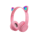 FONE BLUETOOTH HEADPHONE GATINHO ROSA - X-CELL XC-47R